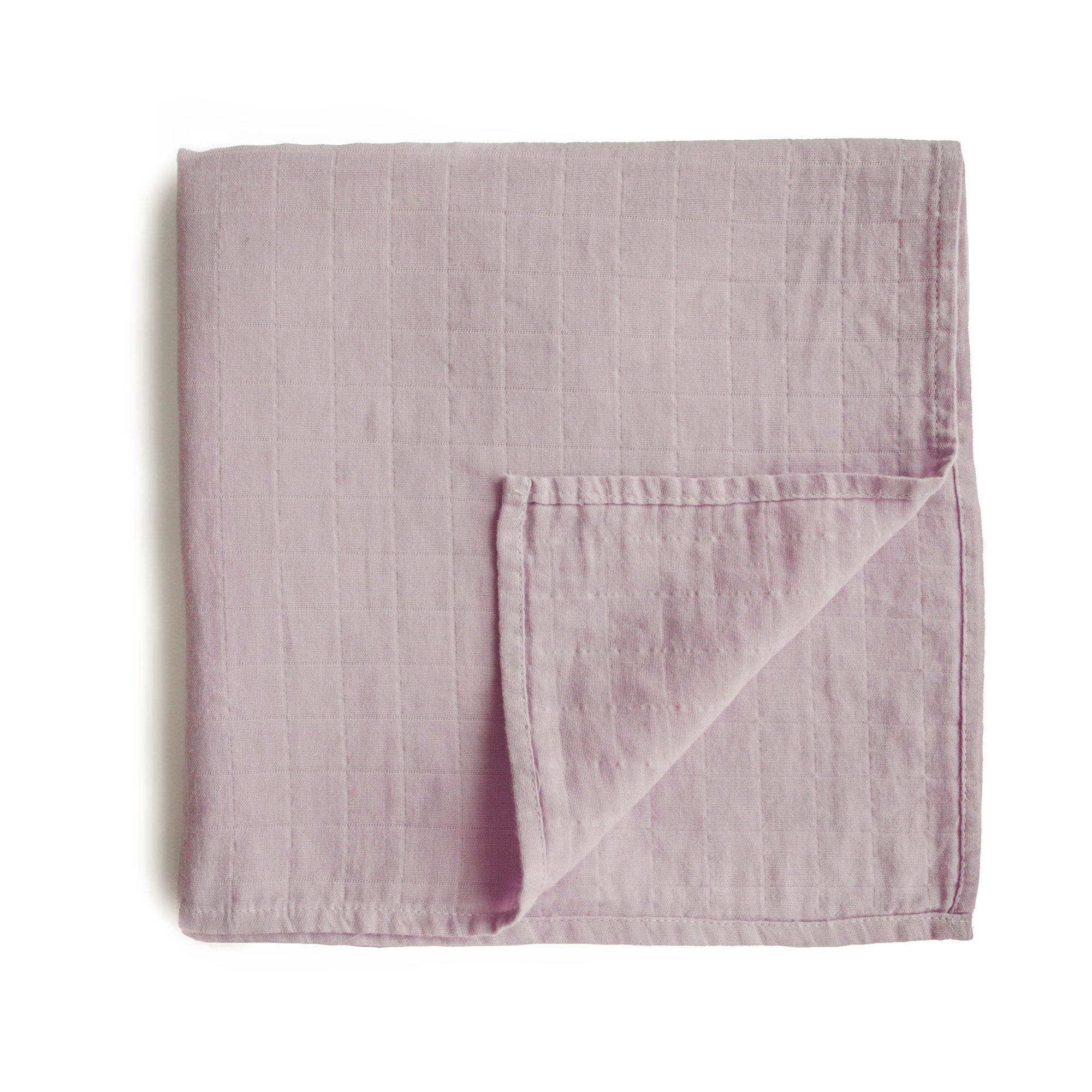 Soft Mauve Organic Cotton Swaddle