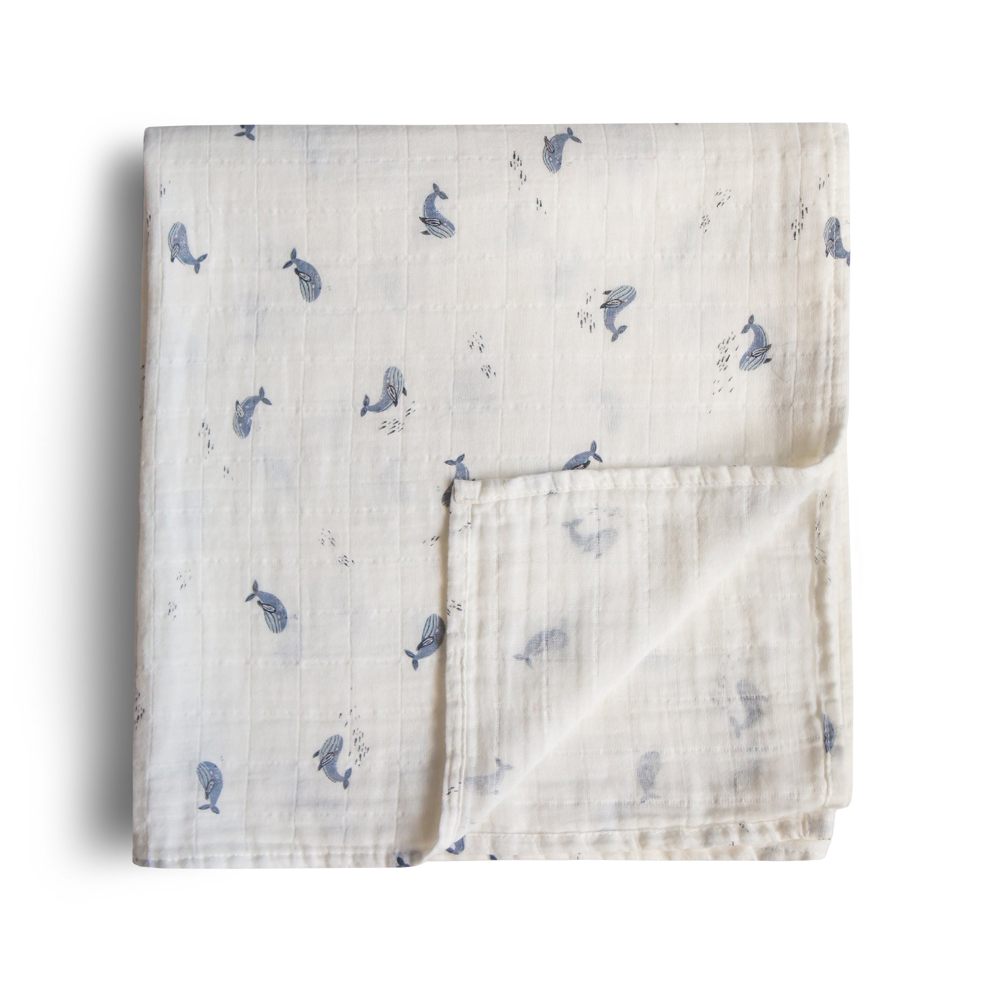 Whales Organic Cotton Swaddle