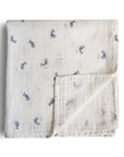 Whales Organic Cotton Swaddle