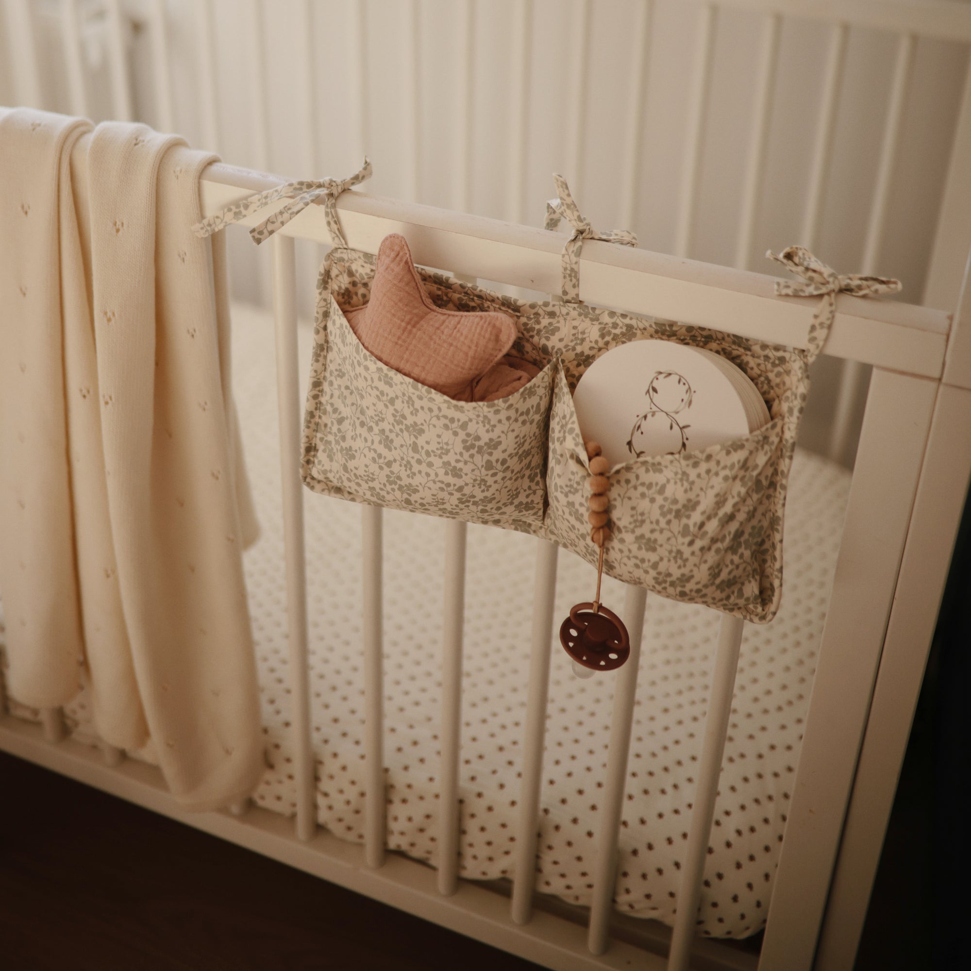 Knitted Pointelle Baby Blanket