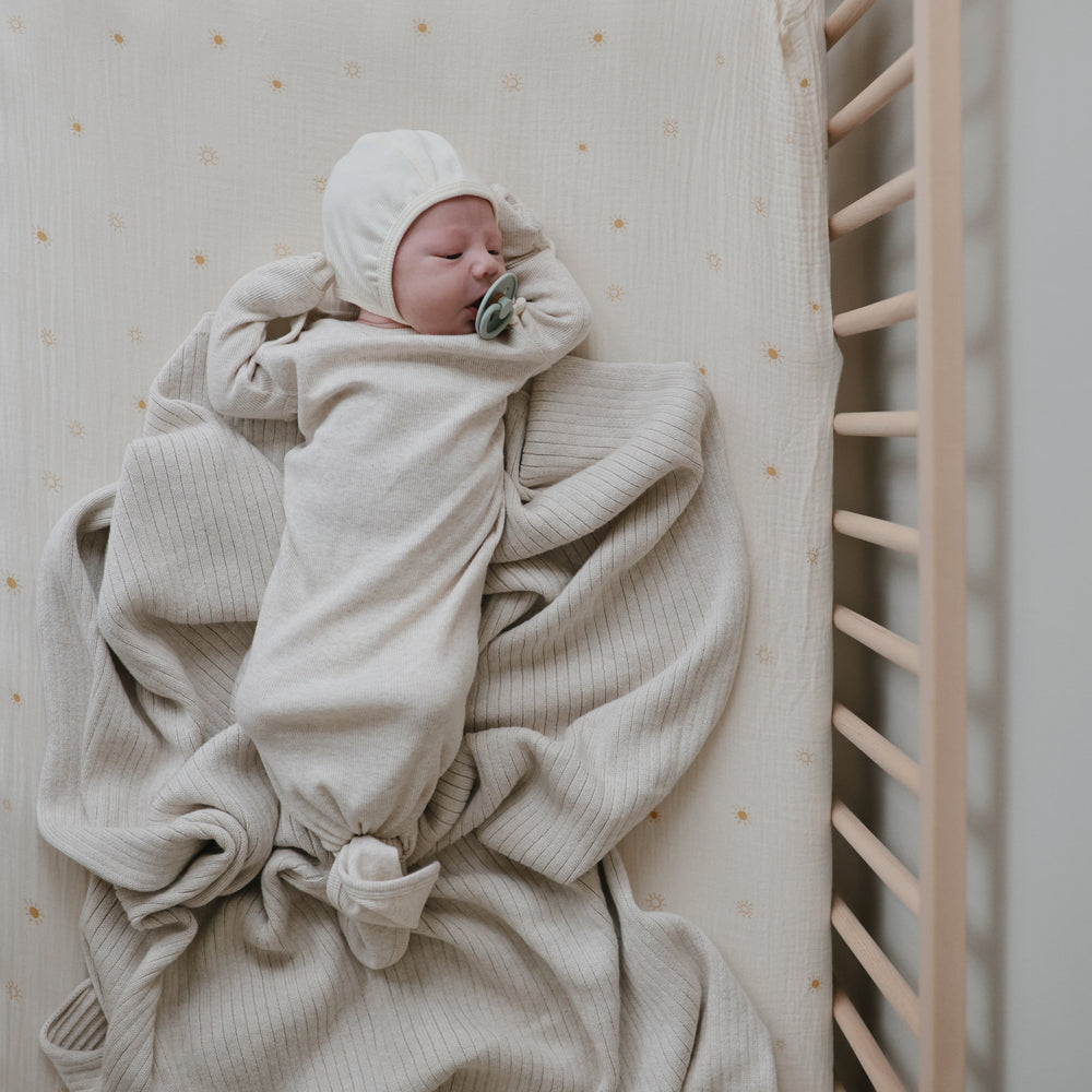 Mushie Ribbed Baby Blanket - Baby Naya