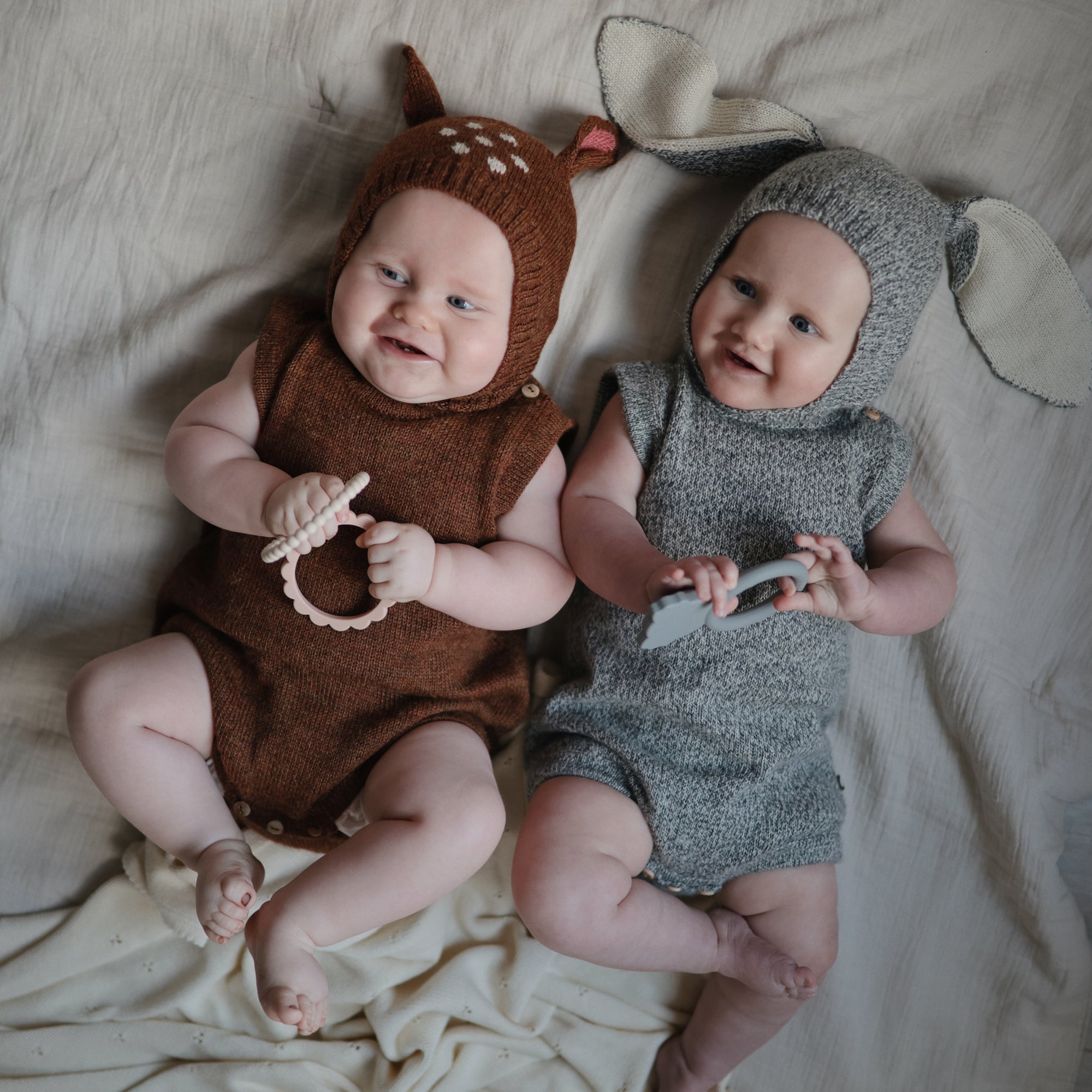 Knitted Pointelle Baby Blanket