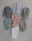 Lifestyle flatly of the Bath Mitt collection