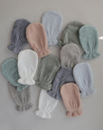 Lifestyle flatly of the Bath Mitt collection